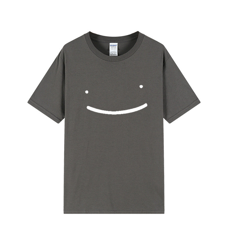 Dreamwastaken Novelty Hoodies Dream Merch Shirt 2D Printed Short Sleeve Round Neck Loose T-shirt