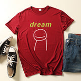 Dreamwastaken Novelty Hoodies Dream Merch Shirt Dreamwastaken Cartoon Fashion T-shirt Top