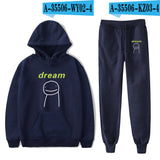 Dreamwastaken Novelty Hoodies Dream Merch Shirt Fashion Casual Printing Hoodie Ankle Banded Pants Suit