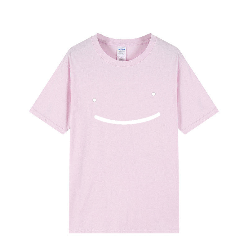 Dreamwastaken Novelty Hoodies Dream Merch Shirt 2D Printed Short Sleeve Round Neck Loose T-shirt
