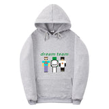 Dreamwastaken Novelty Hoodies Dream Merch Shirt 2D Printed Casual Fashion Loose Hooded Sweater