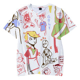 Dreamwastaken Novelty Hoodies Dream Merch Shirt 3D Printed Casual Fashion Short Sleeve T-shirt