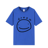 Dreamwastaken Novelty Hoodies Dream Merch Shirt Printed Casual Stylish Loose Short Sleeve T-shirt