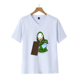Dreamwastaken Novelty Hoodies Dream Merch Shirt 2D Printing Fashion V-neck Short Sleeved T-shirt ''Summer