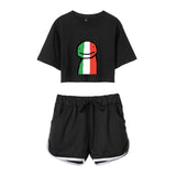 Dreamwastaken Men's Novelty Hoodies Dream Merch Shirt Printed Casual Fashion Loose Exposed Navel Suit
