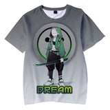 Dreamwastaken Novelty Hoodies Dream Merch Shirt 3D Printed Casual Fashion Short Sleeve T-shirt