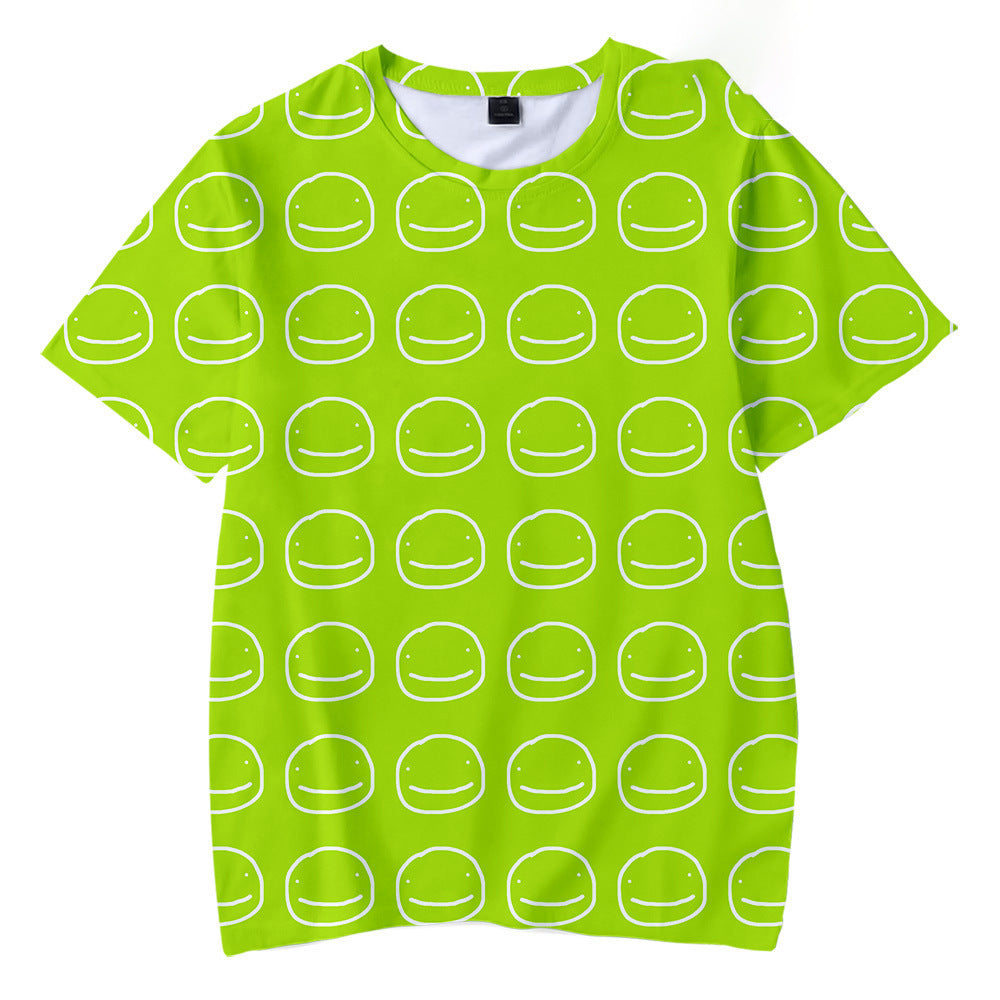 Dreamwastaken Novelty Hoodies Dream Merch Shirt 3D Printed Casual Fashion Short Sleeve T-shirt