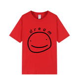 Dreamwastaken Novelty Hoodies Dream Merch Shirt Printed Casual Stylish Loose Short Sleeve T-shirt