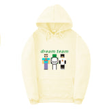 Dreamwastaken Novelty Hoodies Dream Merch Shirt 2D Printed Casual Fashion Loose Hooded Sweater