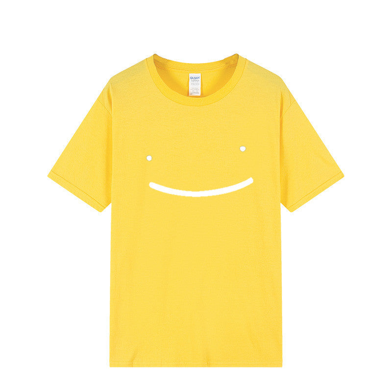 Dreamwastaken Novelty Hoodies Dream Merch Shirt 2D Printed Short Sleeve Round Neck Loose T-shirt