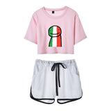 Dreamwastaken Men's Novelty Hoodies Dream Merch Shirt Printed Casual Fashion Loose Exposed Navel Suit