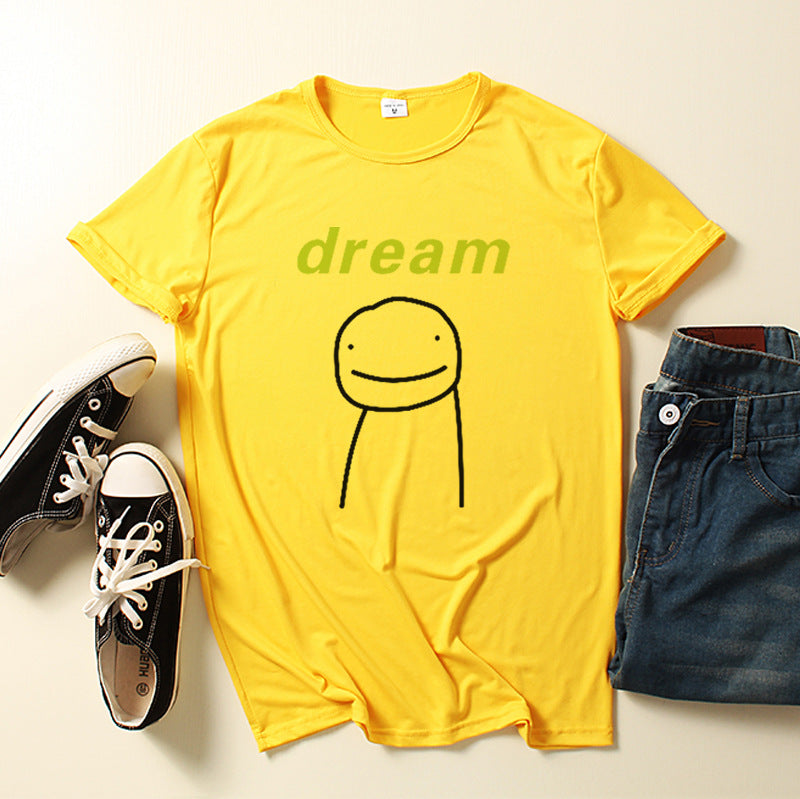 Dreamwastaken Novelty Hoodies Dream Merch Shirt Dreamwastaken Cartoon Fashion T-shirt Top