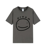 Dreamwastaken Novelty Hoodies Dream Merch Shirt Printed Casual Stylish Loose Short Sleeve T-shirt