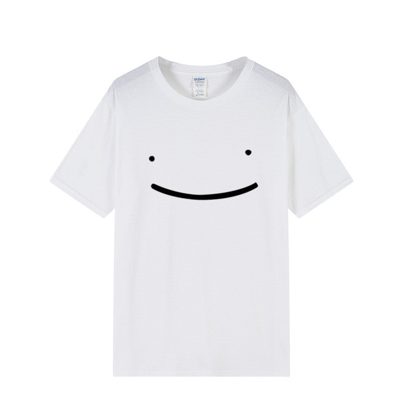 Dreamwastaken Novelty Hoodies Dream Merch Shirt 2D Printed Short Sleeve Round Neck Loose T-shirt