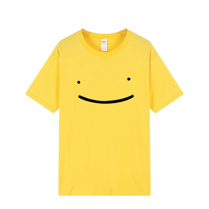 Dreamwastaken Novelty Hoodies Dream Merch Shirt 2D Printed Short Sleeve Round Neck Loose T-shirt