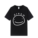 Dreamwastaken Novelty Hoodies Dream Merch Shirt Printed Casual Stylish Loose Short Sleeve T-shirt