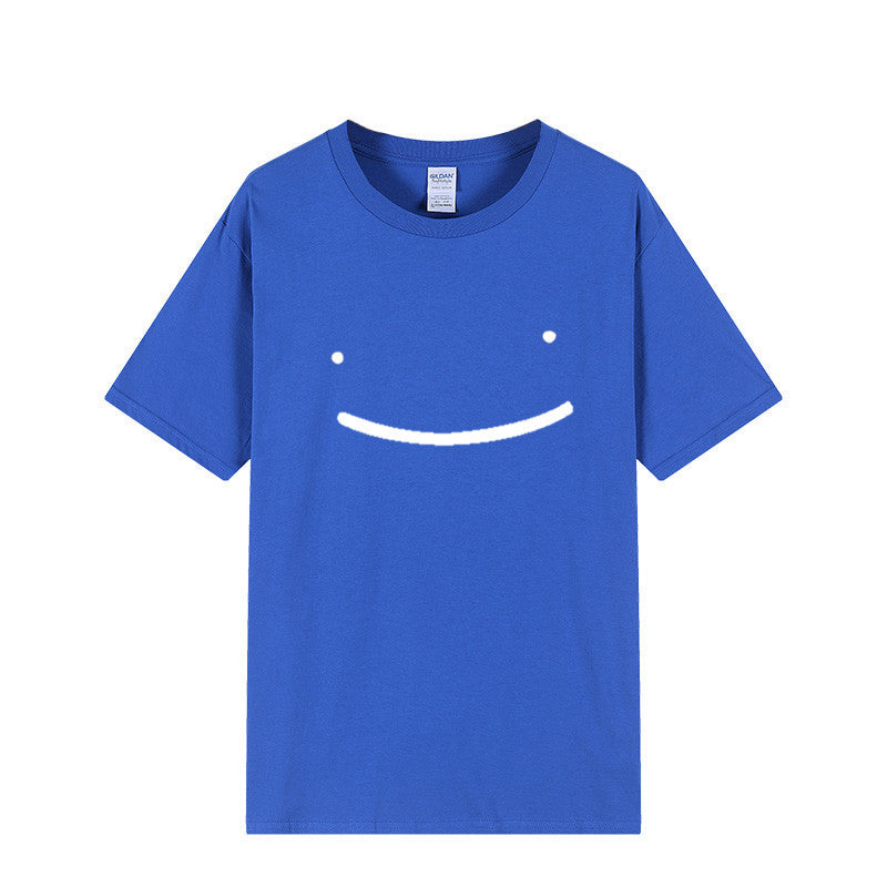 Dreamwastaken Novelty Hoodies Dream Merch Shirt 2D Printed Short Sleeve Round Neck Loose T-shirt