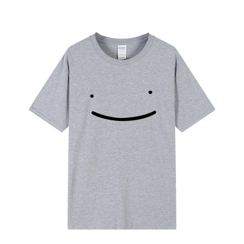 Dreamwastaken Novelty Hoodies Dream Merch Shirt 2D Printed Short Sleeve Round Neck Loose T-shirt