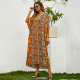 Women Plus Size Dresses Spring/Summer Loose Printed Dress