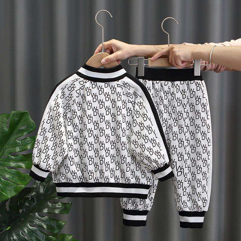 Kid's Athletic Tracksuit Boys Spring Clothing Clothes Two-Piece Suit
