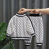 Kid's Athletic Tracksuit Boys Spring Clothing Clothes Two-Piece Suit