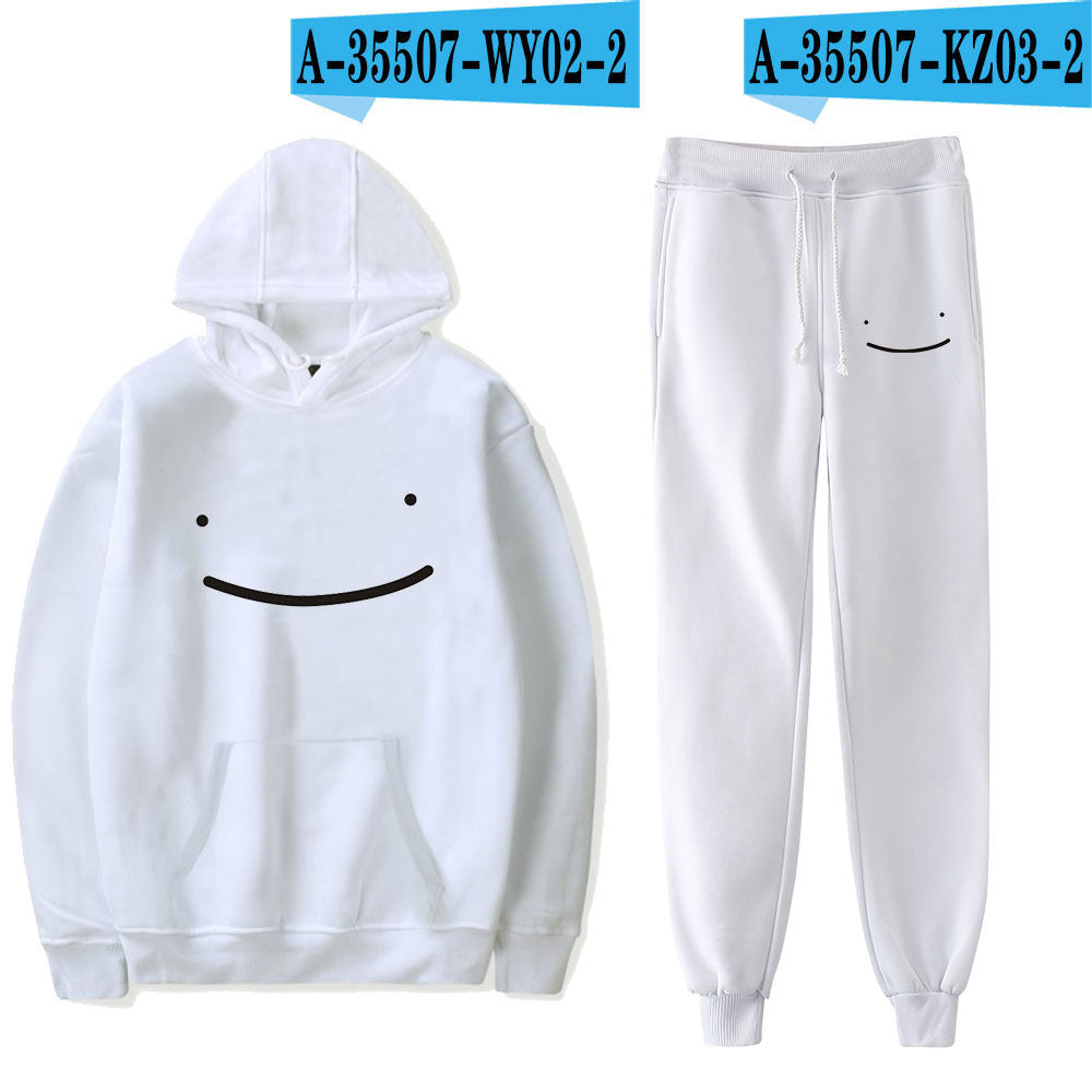Dreamwastaken Novelty Hoodies Dream Merch Shirt Fashion Casual Printing Hoodie Ankle Banded Pants Suit