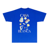Casablanca T Shirts Fashion Print Street