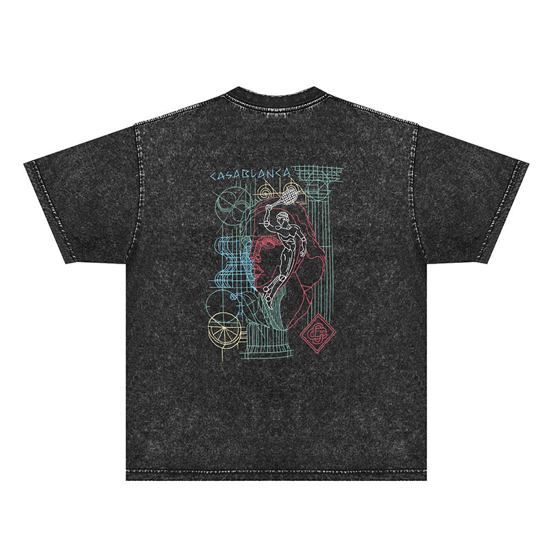 Casablanca Distressed T-Shirt