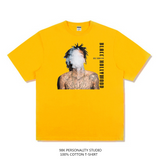 Rock Star T Shirt Wiz Cali Printed T-shirt Loose Cotton