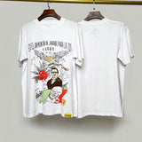 Cough syrup short-sleeved high-quality pure cotton round neck t-shirt fashionprinting breathable short-sleeved summer