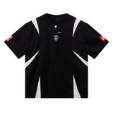 Ducati soccer jersey collaboration: printed football t-shirt & relaxed fit tracksuit set
