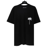 wholesale pa angel coconut tree flame letter logo graffiti paint short-sleeved t-shirt