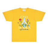 Casablanca T Shirts Fashion Print Street