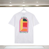 Casablanca spring/summer dreamland: starry castle casa letter logo short sleeve couple's tee