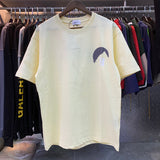 Rhude T Shirts Black Moon Print Loose Casual Short Sleeve Men and Women