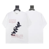 Mm series export wholesale margiela simple style digital four-corner mark couple short-sleeved t-shirtpure cotton high quality