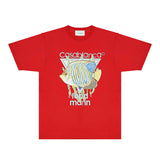Casablanca T Shirts Fashion Print Street