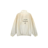 Ac letter print high street washed distressed vintage oversized short sleeve couple t-shirt