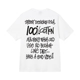 Three-label short-sleeve summer men's relaxed fit high-quality t-shirt