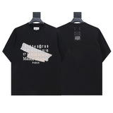 Mm series export wholesale margiela simple style digital four-corner mark couple short-sleeved t-shirtpure cotton high quality