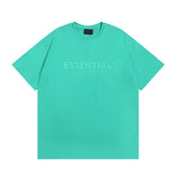 Fog season 8 essentials flocked print couple's relaxed fit crew neck short sleeve t-shirt