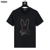 Psy wholesale american cho bunt-shirt colorful skull rabbit gradient letterprintingcouple short