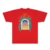 Casablanca T Shirts Fashion Print Street