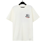wholesale pa angel coconut tree flame letter logo graffiti paint short-sleeved t-shirt