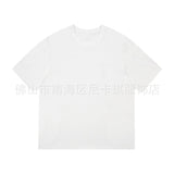 Am short-sleeve macaron color heart embroidery pure cotton loose summer fashion t-shirt crew neck top