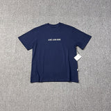 Aime leon dore color block letter high street loose short sleeve t-shirt hoodie long sleeve