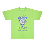 Casablanca T Shirts Fashion Print Street