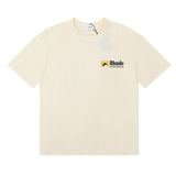 Rhude T Shirts International Racing Team Simple Cotton Short Sleeve Men and Women
