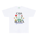 Casablanca T Shirts Fashion Print Street