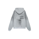 Ac letter print high street washed distressed vintage oversized short sleeve couple t-shirt